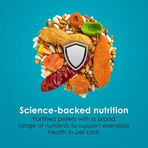 Kaytee Forti-Diet Pro Health+Safflower Nourish+Protect Parrot Food, Supports Breeding and Molting, Nutrition Backed by Science, Digestive and Brain Health, 4 pounds in Saudi Arabia