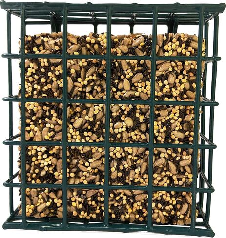 الطيور المغردة يعالج أشرطة البذور | 12 حزمة من 7 أوقية الكعك بذور الطيور للطيور البرية (دودة وجبة مشمسة) in Kuwait