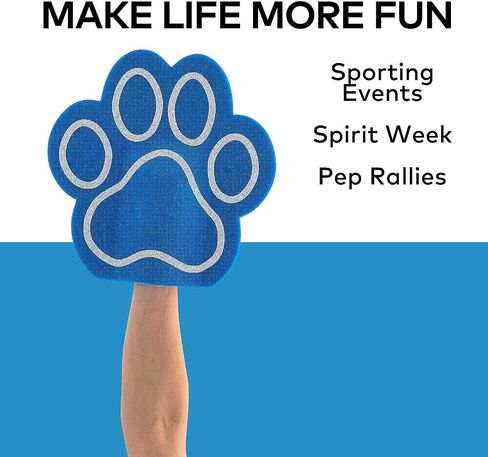 متعة Express Express Paw Print Team Foam Foam Hands ، 12 قطعة in Saudi Arabia
