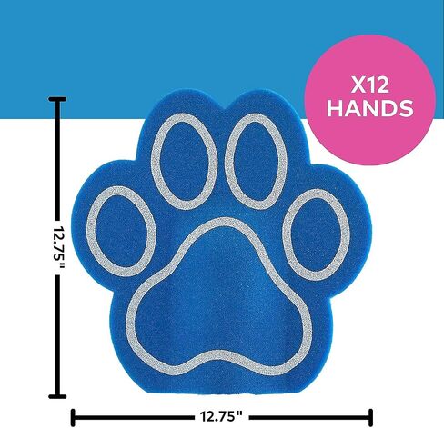 متعة Express Express Paw Print Team Foam Foam Hands ، 12 قطعة in Saudi Arabia