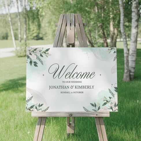 Custom Foam Board Poster Sign, 24x36" – 3/16" Thick – Personalized Foamcore Event Signs for Wedding, Baby Shower, Announcements, Presentations, Arts & Crafts in Saudi Arabia