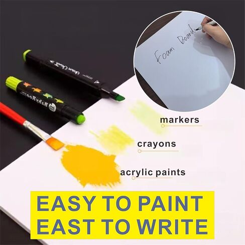 لوحة الرغوة 16 × 20 بوصة ، Zxunlieh 12 Pack Pack Poster Poster ، 3/16 في لوحة Core Craft Core Core ، لوحة ألغاز ، جانب مزدوج ، أوراق رغوة للصور ، المشروع ، العرض ، العمل الفني ، اللافتات والحرف اليدوية in Kuwait