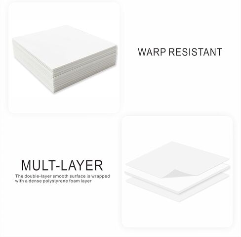 لوحة الرغوة 16 × 20 بوصة ، Zxunlieh 12 Pack Pack Poster Poster ، 3/16 في لوحة Core Craft Core Core ، لوحة ألغاز ، جانب مزدوج ، أوراق رغوة للصور ، المشروع ، العرض ، العمل الفني ، اللافتات والحرف اليدوية in Kuwait