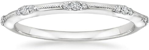 1CT-3CT Round Cut Wedding Ring Set Solitaire Moissanite Engagement Ring for Women Promise Gifts for Her 925 Silver/10K/14K/18K Gold in Kuwait