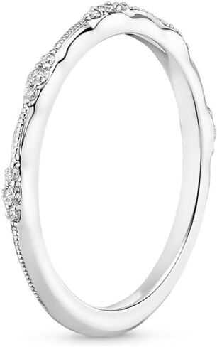 1CT-3CT Round Cut Wedding Ring Set Solitaire Moissanite Engagement Ring for Women Promise Gifts for Her 925 Silver/10K/14K/18K Gold in Kuwait