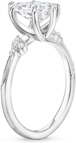 1CT-3CT Round Cut Wedding Ring Set Solitaire Moissanite Engagement Ring for Women Promise Gifts for Her 925 Silver/10K/14K/18K Gold in Kuwait