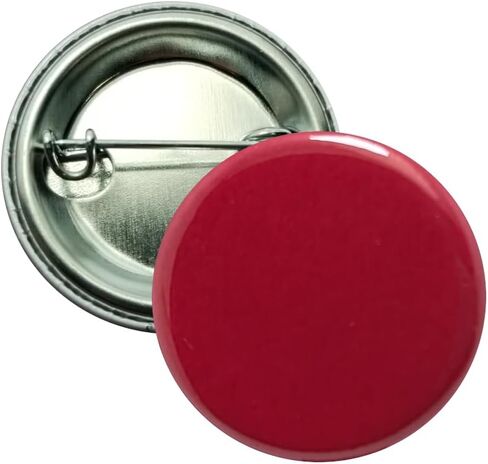 Plain Red pin - small, 1.25" - pack of 12 pinback buttons in Saudi Arabia