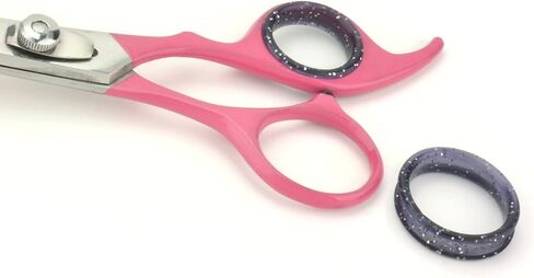 SCAREDY CUT Silent Pet Grooming Kit for Dog, Cat and All Pet Grooming - A Quiet Alternative to Electric Clippers for Sensitive Pets (Left-Handed Pink) in Saudi Arabia