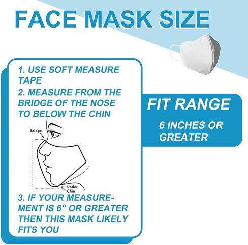 Water Resistant Light Fabric Unisex White Face Mask - Washable & Reusable Non Disposable Facemasks for Protection, Durable Breathable Cotton Cloth Shield, great for Men Women Adult (4 Pack) in Saudi Arabia