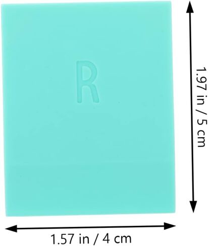 2pcs طباعة شاشة الكاشطات مكشفية الحبر المطاط للمنسوجات والطباعة اليدوية مادة سميكة مقاومة للطباعة اليدوية مع زوايا مستديرة مضغوطة وسهلة التخزين للحصول على حبر فعال in Kuwait