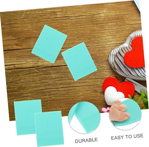 2pcs طباعة شاشة الكاشطات مكشفية الحبر المطاط للمنسوجات والطباعة اليدوية مادة سميكة مقاومة للطباعة اليدوية مع زوايا مستديرة مضغوطة وسهلة التخزين للحصول على حبر فعال in Kuwait