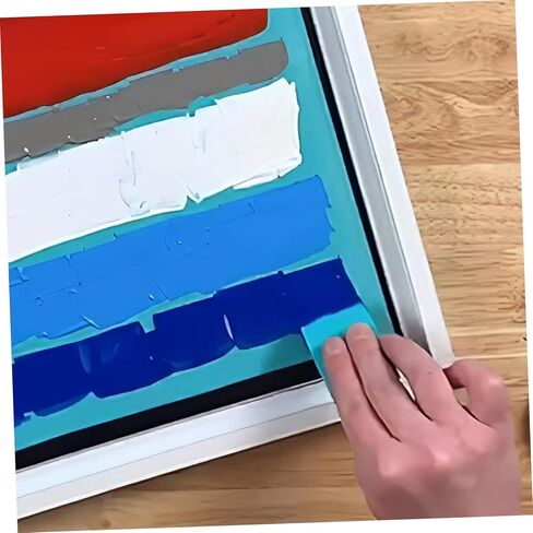 2pcs طباعة شاشة الكاشطات مكشفية الحبر المطاط للمنسوجات والطباعة اليدوية مادة سميكة مقاومة للطباعة اليدوية مع زوايا مستديرة مضغوطة وسهلة التخزين للحصول على حبر فعال in Kuwait