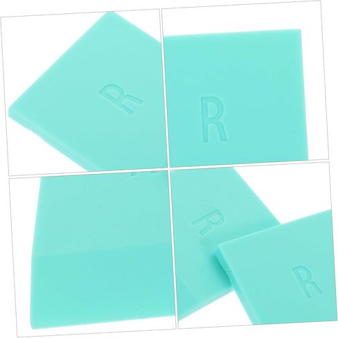 2pcs طباعة شاشة الكاشطات مكشفية الحبر المطاط للمنسوجات والطباعة اليدوية مادة سميكة مقاومة للطباعة اليدوية مع زوايا مستديرة مضغوطة وسهلة التخزين للحصول على حبر فعال in Kuwait