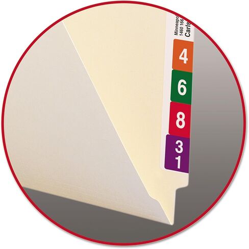 Smead End Tab File Folder, Straight-Cut Tab, Legal Size, Manila, 100 per Box (27100) in Saudi Arabia