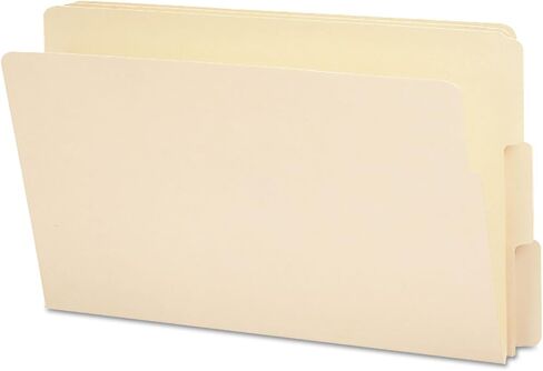 Smead End Tab File Folder, Shelf-Master Reinforced 1/3-Cut Tab, Legal Size, Manila, 100 per Box (27134) in Saudi Arabia