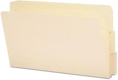Smead End Tab File Folder, Shelf-Master Reinforced 1/3-Cut Tab, Legal Size, Manila, 100 per Box (27134) in Saudi Arabia