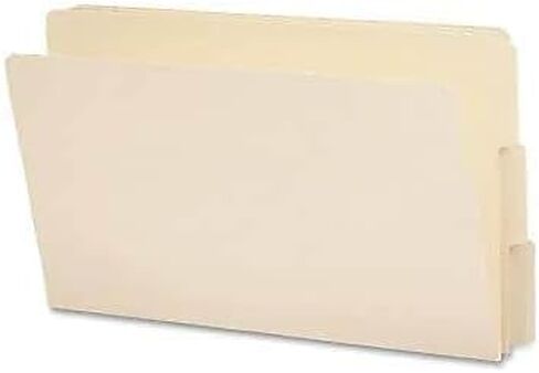 Smead End Tab File Folder, Shelf-Master Reinforced 1/3-Cut Tab, Legal Size, Manila, 100 per Box (27134) in Saudi Arabia