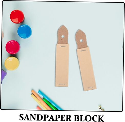 jojofuny 10pcs Precision Sanding Tool for Charcoal Pencils Crayons and Pastel Sticks for Artists Outdoor Sketching and Studio Work in Saudi Arabia