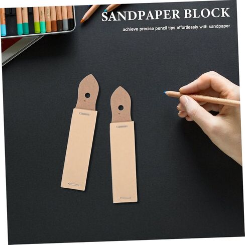 jojofuny 10pcs Precision Sanding Tool for Charcoal Pencils Crayons and Pastel Sticks for Artists Outdoor Sketching and Studio Work in Saudi Arabia