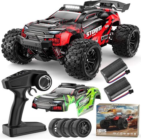 1:18 RC Cars ، 2.4 جيجا هرتز 4WD السرعة عالية 40 كم/ساعة سيارة التحكم عن بعد مع عجلة الانجراف ، جميع التضاريس على الطريق Monster Truck RC DRIFT مع GYRO للبالغين الأولاد 8-12 in Saudi Arabia