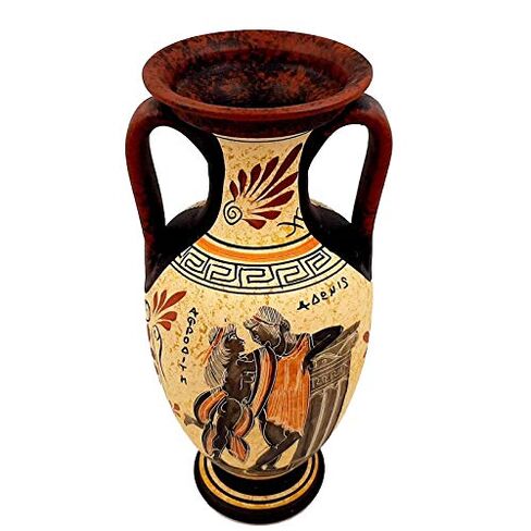 الفخار الخزفي اليوناني ، أمفورا 26 سم ، أدونيس مع آلهة أفروديت in Kuwait