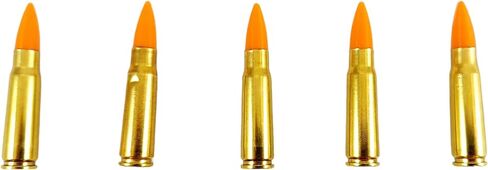 7.62x39 Snap caps - Dummy Training Rounds - Set of 5 (Blue & Brass) in Kuwait