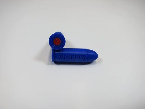 38 Super Plastic Snap caps/Dummy Training Rounds - Set of 10 (Blue) in Kuwait