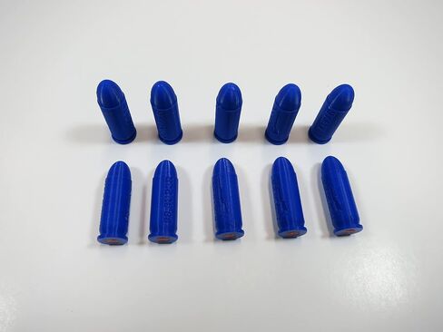 38 Super Plastic Snap caps/Dummy Training Rounds - Set of 10 (Blue) in Kuwait
