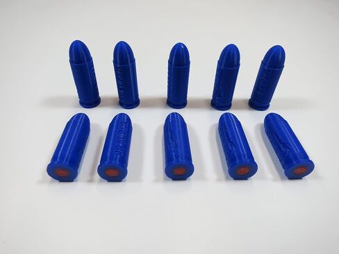 38 Super Plastic Snap caps/Dummy Training Rounds - Set of 10 (Blue) in Kuwait
