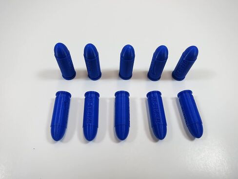 38 Super Plastic Snap caps/Dummy Training Rounds - Set of 10 (Blue) in Kuwait