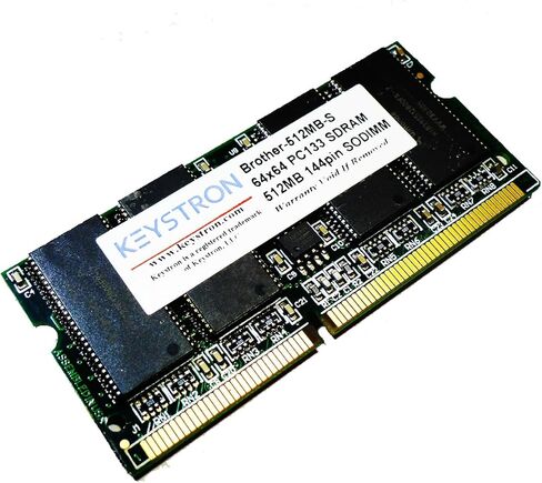 512MB PC133 144 PIN SDRAM SODIMM MEMIMER لطابعة Brother MFC-8680DN ، MFC-8880DN ، MFC-8890DW ، HL-5280DW ، HL-5350DN ، HL-3070CW in Saudi Arabia