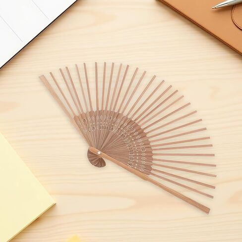 4pcs إطار مروحة قابلة للطي DIY: مادة خشبية لصنع يدوية - إطار مروحة اليد القابلة للطي للمشاريع الإبداعية والاستخدام اليومي in Kuwait