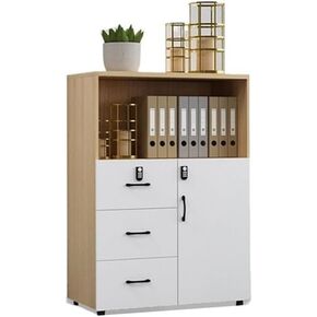 File Cabinets Filing Cabinet Short Printer Office Organizer Partition Storage Locking Drawer(Black) in Saudi Arabia