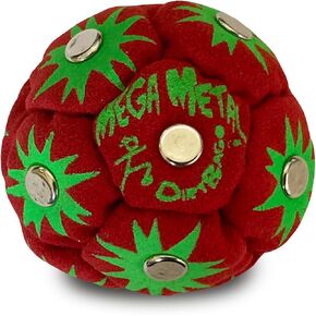 Dirtbag Mega Metal Footbag ، حقائب القدم المصنوعة يدويًا ، تصميم Cliper الأصلي ، مزيج بيليه فولاذي ، ألوان زاهية زاهية. in Kuwait