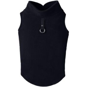 Gooby - سترة الصوف ، سترة صوف الكلب الصغيرة مع حلقة المقود ، الأزرق ، المتوسط in Kuwait