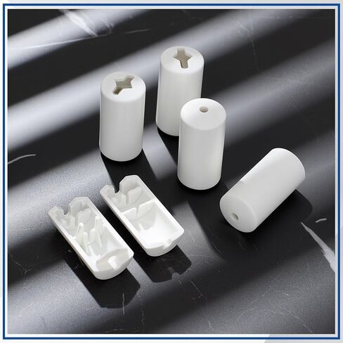 Pangda 10 Pcs Breakaway Cord Condensers White Anti Strangulation Design Window Blinds Pull Cord Safety Baby Proof Compatible with All Horizontal Blinds for Households with Young Kids and Small Pets in Saudi Arabia