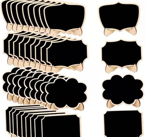 10 mini Chalkboard Ornaments, Children's Drawing Boards, Home décor Writing Boards, Vertical Message Boards in Saudi Arabia
