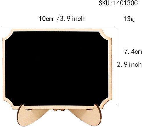 10 mini Chalkboard Ornaments, Children's Drawing Boards, Home décor Writing Boards, Vertical Message Boards in Saudi Arabia