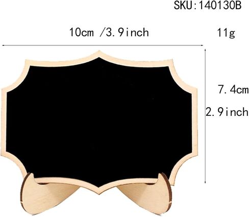 10 mini Chalkboard Ornaments, Children's Drawing Boards, Home décor Writing Boards, Vertical Message Boards in Saudi Arabia