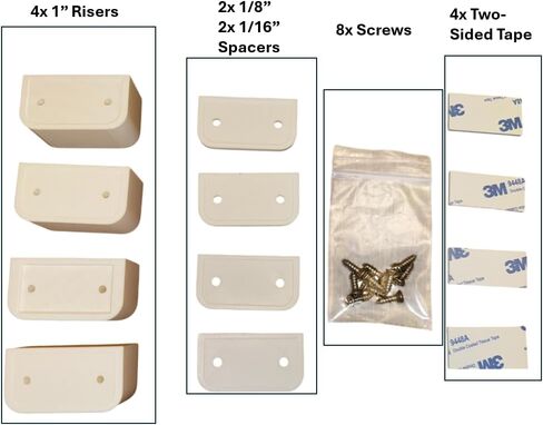 Riser Compatible with Ring Alarm Contact Sensor (2nd gen) (Combo Size (Pack of Six)) in Saudi Arabia