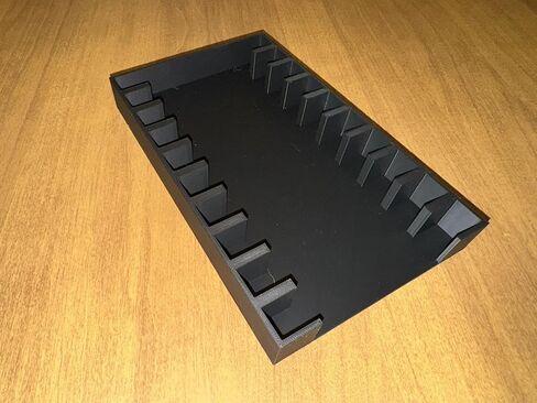 Game Cartridge Holder Display Tray - Compatible with Super Nintendo (SNES) Cartridges, Holds 10 - Retro Gaming Storage Organizer in Saudi Arabia
