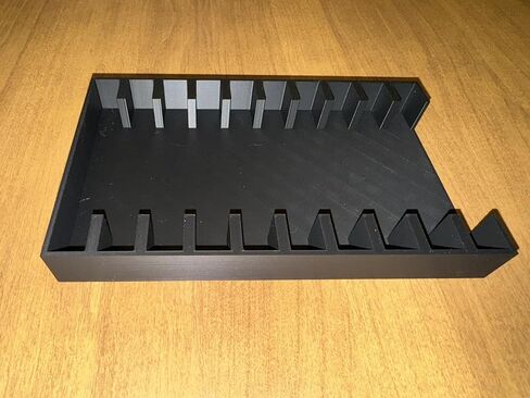 Game Cartridge Holder Display Tray - Compatible with Super Nintendo (SNES) Cartridges, Holds 10 - Retro Gaming Storage Organizer in Saudi Arabia