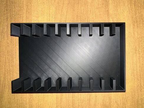 Game Cartridge Holder Display Tray - Compatible with Super Nintendo (SNES) Cartridges, Holds 10 - Retro Gaming Storage Organizer in Saudi Arabia