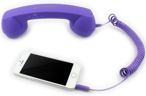 SANOXY Retro Handset -Old-School Style POP Handset for iPhone, iPad, iPod, and Android Phones (Purple) in Saudi Arabia
