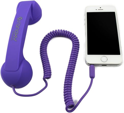 SANOXY Retro Handset -Old-School Style POP Handset for iPhone, iPad, iPod, and Android Phones (Purple) in Saudi Arabia