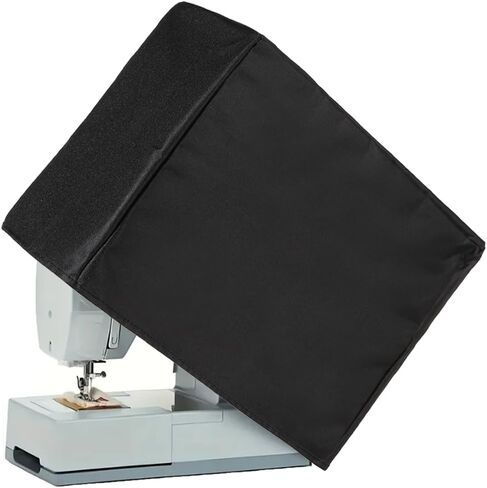 غطاء غبار آلة الخياطة ، 17.3 × 13 × 7.5 بوصة ، متوافق مع ماكينات المطرب القياسي شقيق جانوم (أسود ، 17.3x7.5x13 بوصة) in Kuwait