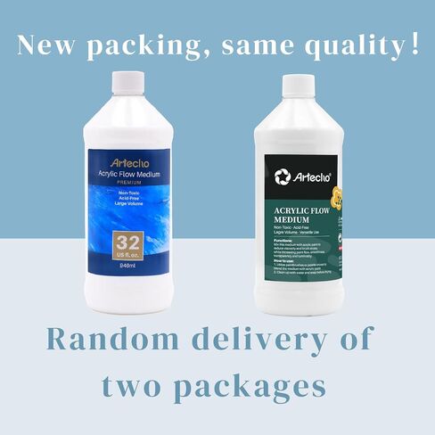 Artecho Pouring Effects Medium 32oz / 946ml, Acrylic Medium for Acrylic Paint in Kuwait