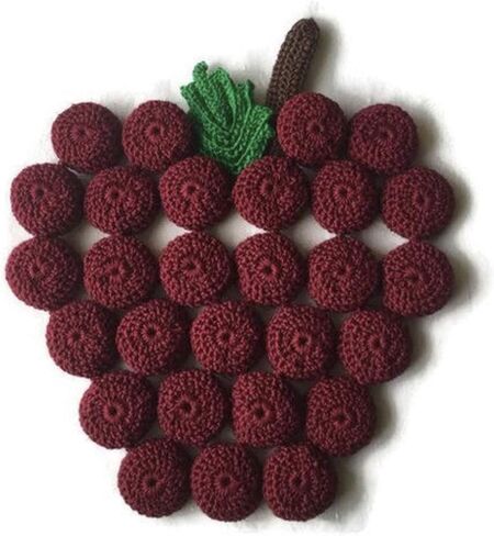 Apple Trivet Crochet in Saudi Arabia