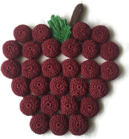 Apple Trivet Crochet in Saudi Arabia