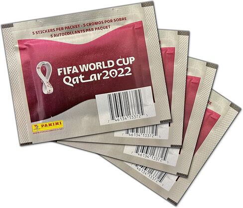PANINI FIFA WORLD CUP QATAR 2022-25 packs (5 stickers per pack) in Saudi Arabia